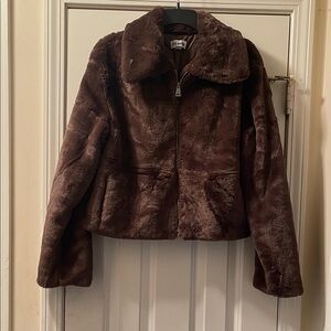 Steve Madden Chocolate Teddy Jacket